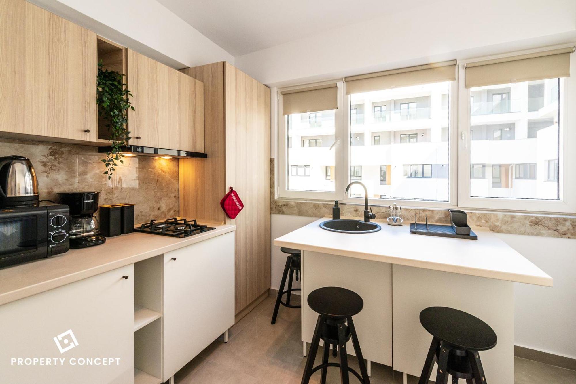 Central Residence Apartment 1012 Bukares Bagian luar foto